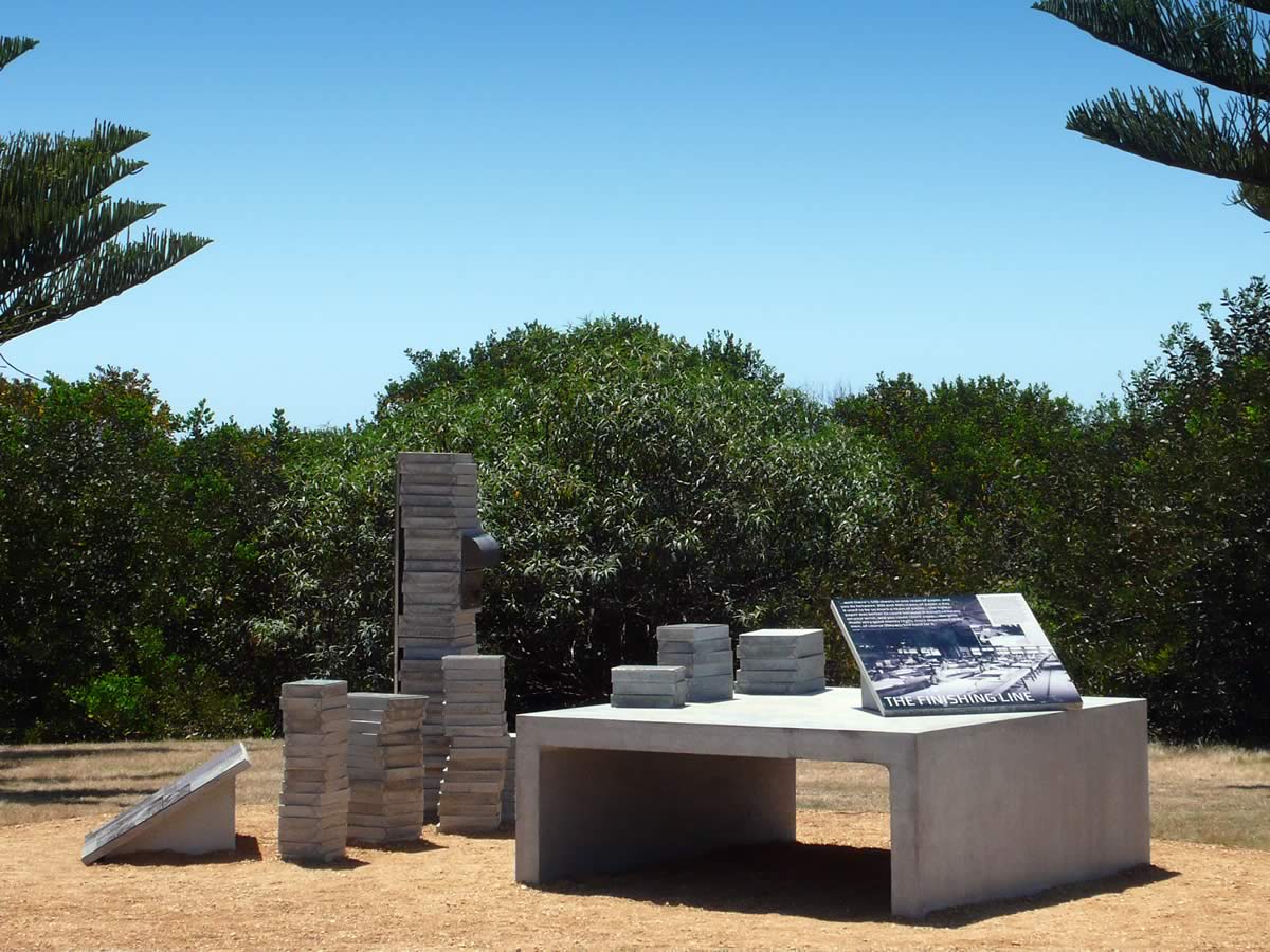 Pulp Paper Trail, Burnie foreshore, Tasmania | Red Arrow ...
